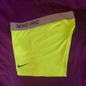 Nike Pro Vibrant Neon Shorts